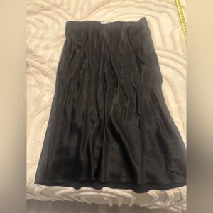 Topshop silk bias cut midi skirt